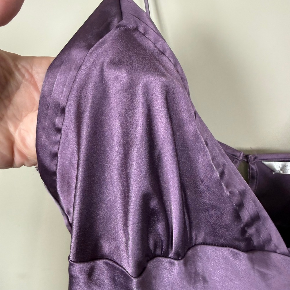 Victoria's Secret Purple Slip Dress Chemise Large - Picture 5 of 9